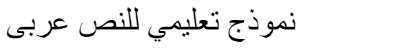 SKR HEAD1 Hollow Italic Arabic Font
